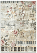 Stamperia Junk Journal A5 Focus Points – Symphony | SPSBJKS03 - Craftywaftyshop