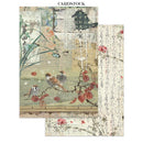Stamperia Junk Journal Focus Points – Oriental Garden | SPSBJKS05 - Craftywaftyshop