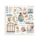 Stamperia Secret Diary Rub - On Kit (New Designs) (4 Sheets, 6.1" x 6.1") – DFLRBX09 - Craftywaftyshop