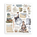 Stamperia Secret Diary Rub - On Selection (New Product) (6 Sheets, 8" x 9") – DFLRBXG02 - Craftywaftyshop