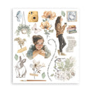 Stamperia Secret Diary Rub - On Selection (New Product) (6 Sheets, 8" x 9") – DFLRBXG02 - Craftywaftyshop