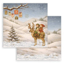 Stamperia Silent Night 12x12 Double Sided Scrapbooking Pad | SBBL192 - Craftywaftyshop