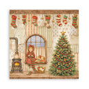 Stamperia Silent Night 12x12 Single Faced Scrapbooking Pad | SBBXLB40 - Craftywaftyshop