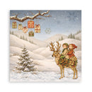 Stamperia Silent Night 12x12 Single Faced Scrapbooking Pad | SBBXLB40 - Craftywaftyshop
