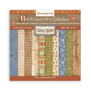 Stamperia Silent Night 8x8 Double Sided Backgrounds Pad | SBBS149 - Craftywaftyshop