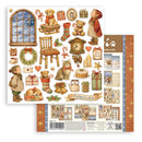 Stamperia Silent Night 8x8 Double Sided Scrapbooking Pad | SPSBBS148 - Craftywaftyshop