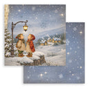 Stamperia Silent Night 8x8 Double Sided Scrapbooking Pad | SPSBBS148 - Craftywaftyshop