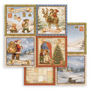 Stamperia Silent Night 8x8 Double Sided Scrapbooking Pad | SPSBBS148 - Craftywaftyshop