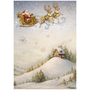 Stamperia Silent Night A4 Rice Paper Selection – 6 Sheets | DFSA4XSN - Craftywaftyshop