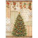Stamperia Silent Night A4 Rice Paper Selection – 6 Sheets | DFSA4XSN - Craftywaftyshop