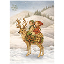 Stamperia Silent Night A6 Mini Rice Paper – 8 Sheets | DFSA6X09 - Craftywaftyshop