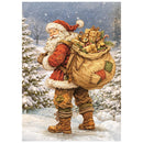 Stamperia Silent Night A6 Mini Rice Paper – 8 Sheets | DFSA6X09 - Craftywaftyshop