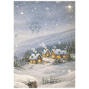 Stamperia Silent Night A6 Mini Rice Paper – 8 Sheets | DFSA6X09 - Craftywaftyshop