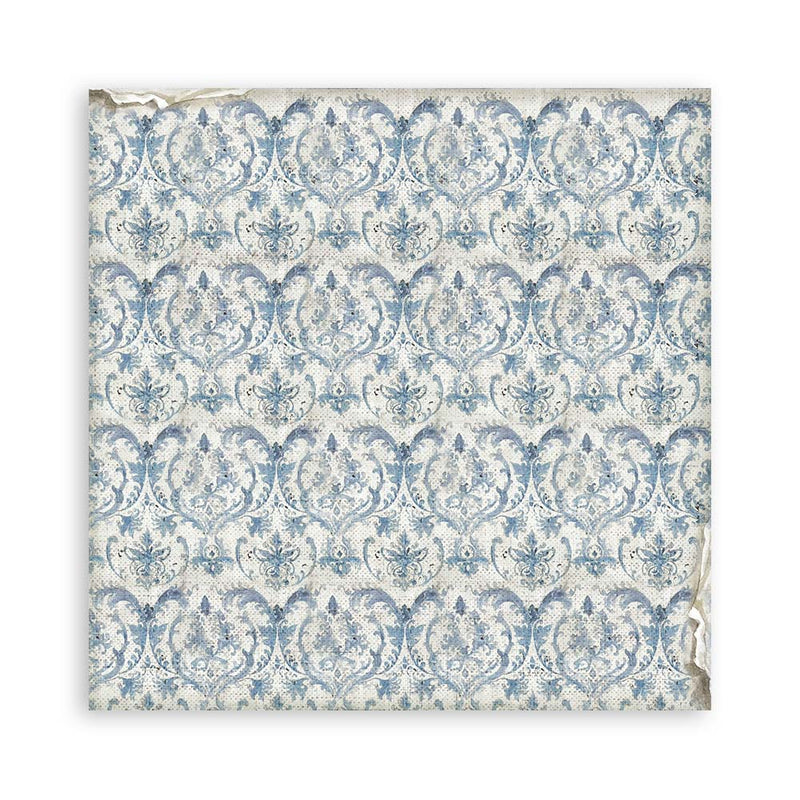 Stamperia Silent Sea Scrapbooking Pad 12"x 12" Backgrounds - Craftywaftyshop