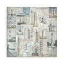 Stamperia Silent Sea Scrapbooking Pad 12"x 12" Backgrounds - Craftywaftyshop