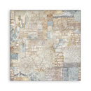 Stamperia Silent Sea Scrapbooking Pad 12"x 12" Backgrounds - Craftywaftyshop