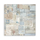 Stamperia Silent Sea Scrapbooking Pad 12"x 12" Backgrounds - Craftywaftyshop
