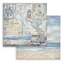 Stamperia - Silent Sea - Scrapbooking Pad - 12"x12" Double sided - Craftywaftyshop