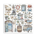 Stamperia - Silent Sea - Scrapbooking Pad - 12"x12" Double sided - Craftywaftyshop