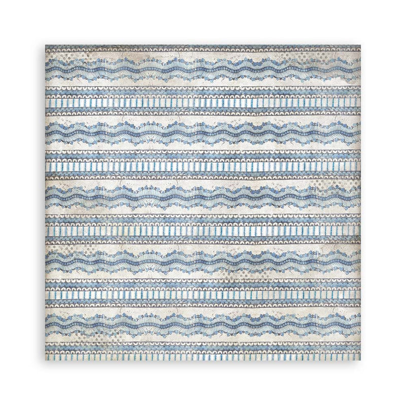 Stamperia Silent Sea Scrapbooking Pad 12"x12" Single Faced - Craftywaftyshop