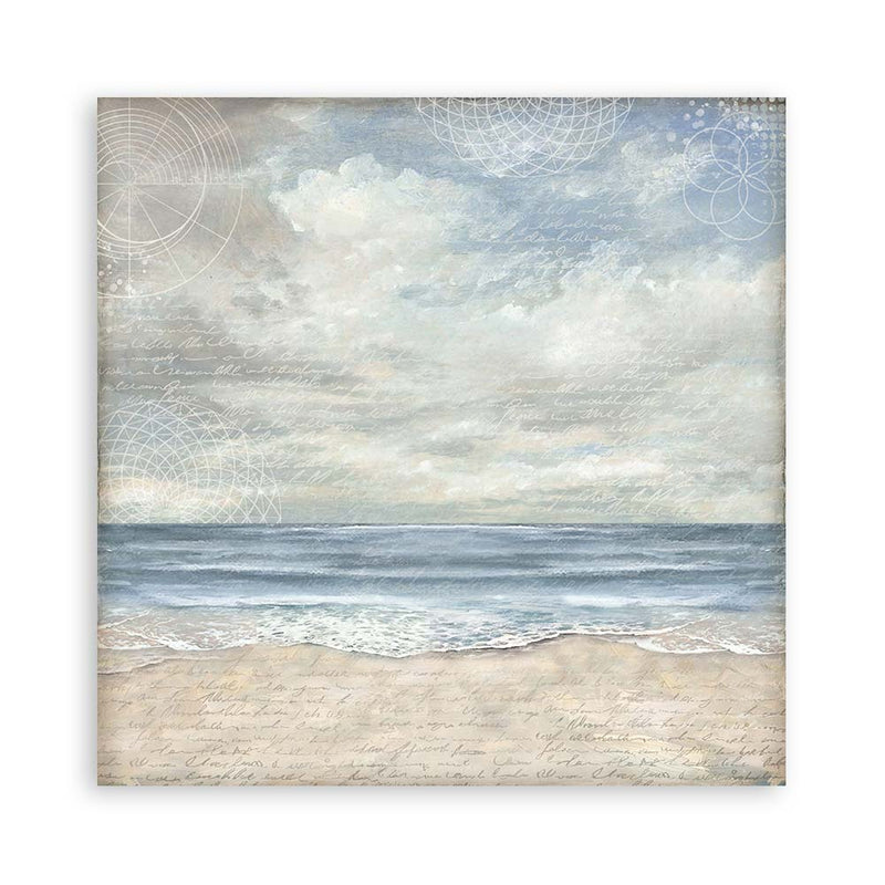 Stamperia Silent Sea Scrapbooking Pad 12"x12" Single Faced - Craftywaftyshop