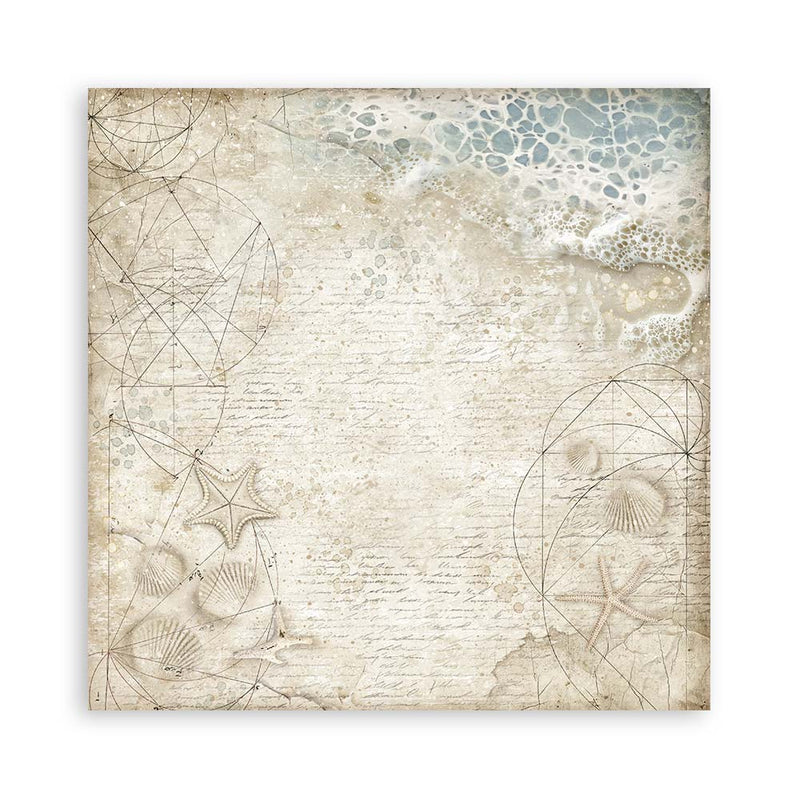 Stamperia Silent Sea Scrapbooking Pad 12"x12" Single Faced - Craftywaftyshop