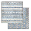 Stamperia Silent Sea Scrapbooking Pad 8"x 8" Backgrounds - Craftywaftyshop
