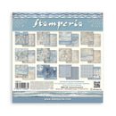 Stamperia Silent Sea Scrapbooking Pad 8"x 8" Backgrounds - Craftywaftyshop
