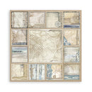 Stamperia Silent Sea Scrapbooking Pad 8"x8" Single Faced - Craftywaftyshop