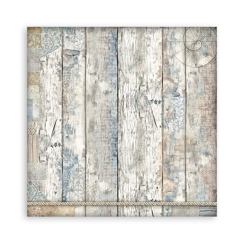 Stamperia Silent Sea Scrapbooking Pad 8"x8" Single Faced - Craftywaftyshop