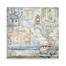 Stamperia Silent Sea Scrapbooking Pad 8"x8" Single Faced - Craftywaftyshop