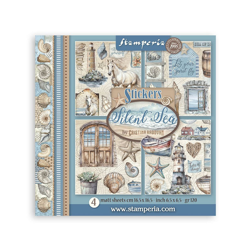 Stamperia - Silent Sea - Stickers - Craftywaftyshop