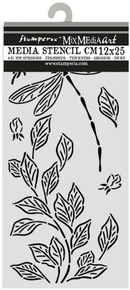 Stamperia Stencil – Wonderland Dragonfly 12x25cm | Wonderland | SPKSTDL161 - Craftywaftyshop