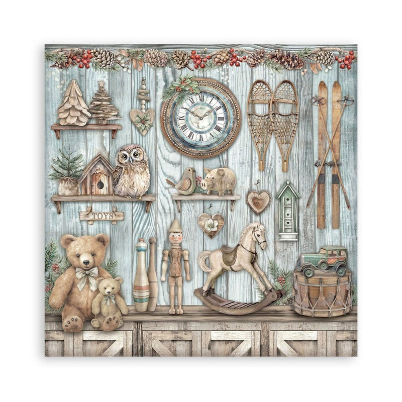 Stamperia - The Owl's House - 12"x12" Single Face Scrapbooking Pad - Craftywaftyshop
