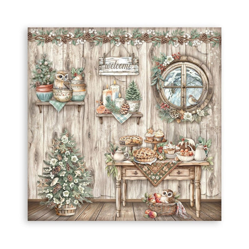 Stamperia - The Owl's House - 12"x12" Single Face Scrapbooking Pad - Craftywaftyshop