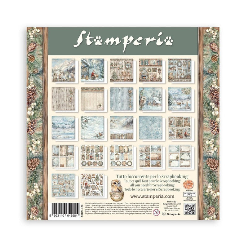 Stamperia - The Owl's House - 12"x12" Single Face Scrapbooking Pad - Craftywaftyshop