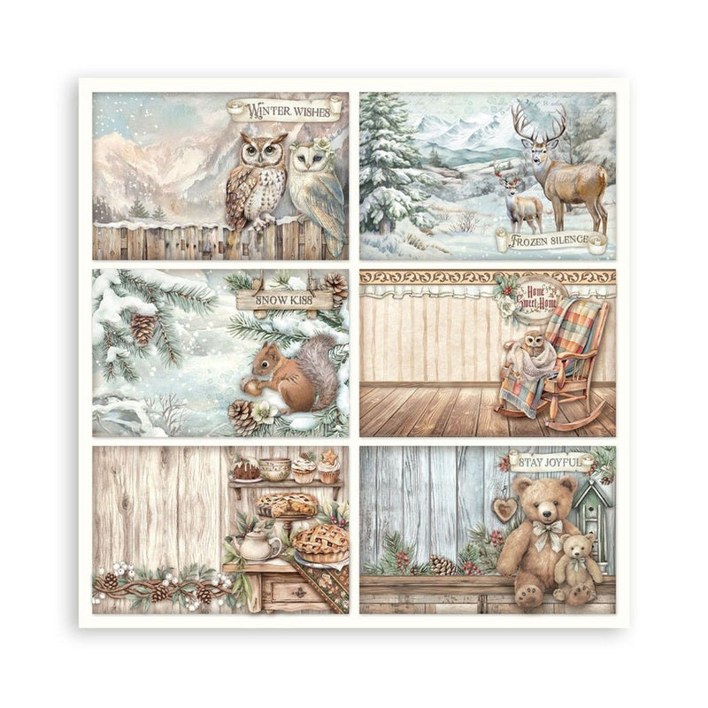 Stamperia - The Owl's House - 12"x12" Single Face Scrapbooking Pad - Craftywaftyshop