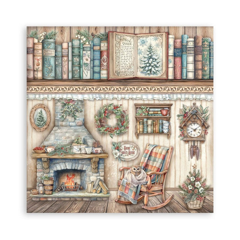 Stamperia - The Owl's House - 12"x12" Single Face Scrapbooking Pad - Craftywaftyshop