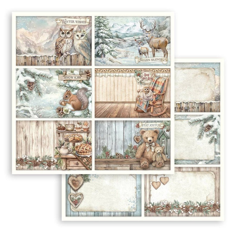 Stamperia - The Owl's House - 8"X8" Double Sided Scrapbooking Pad - Craftywaftyshop