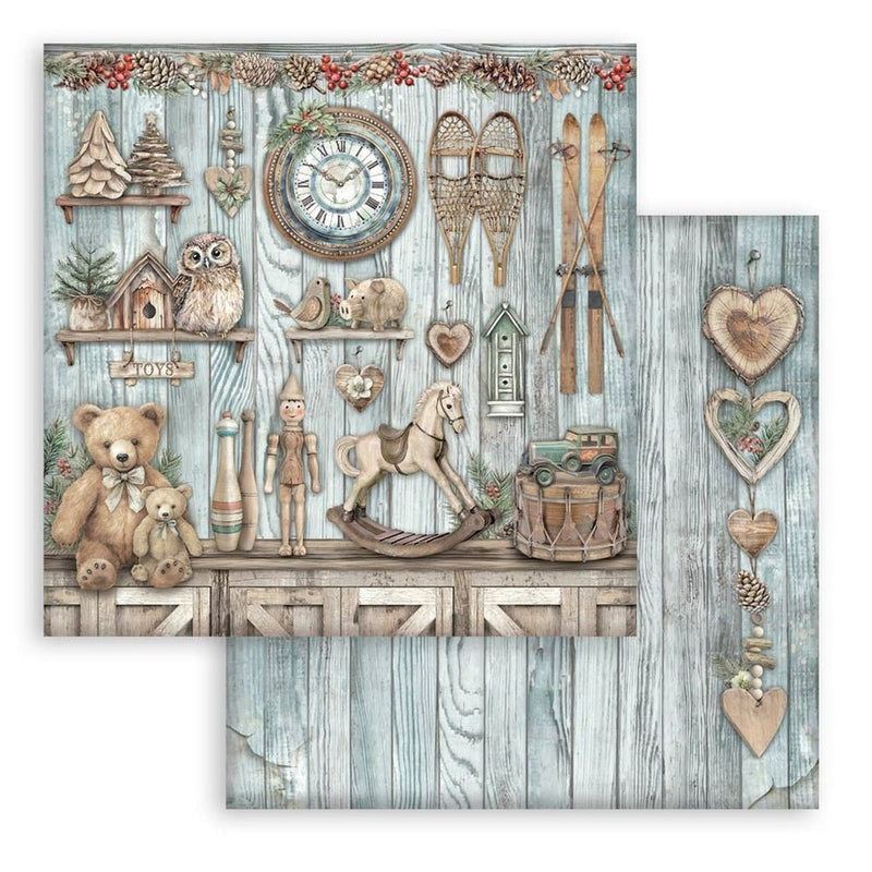 Stamperia - The Owl's House - 8"X8" Double Sided Scrapbooking Pad - Craftywaftyshop