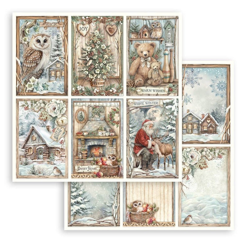Stamperia - The Owl's House - 8"X8" Double Sided Scrapbooking Pad - Craftywaftyshop