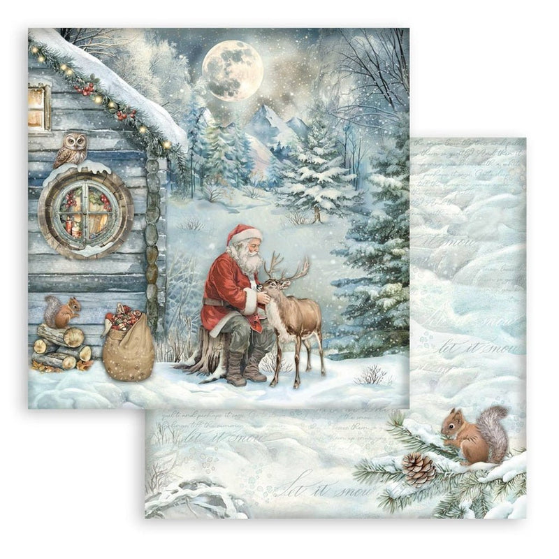 Stamperia - The Owl's House - 8"X8" Double Sided Scrapbooking Pad - Craftywaftyshop