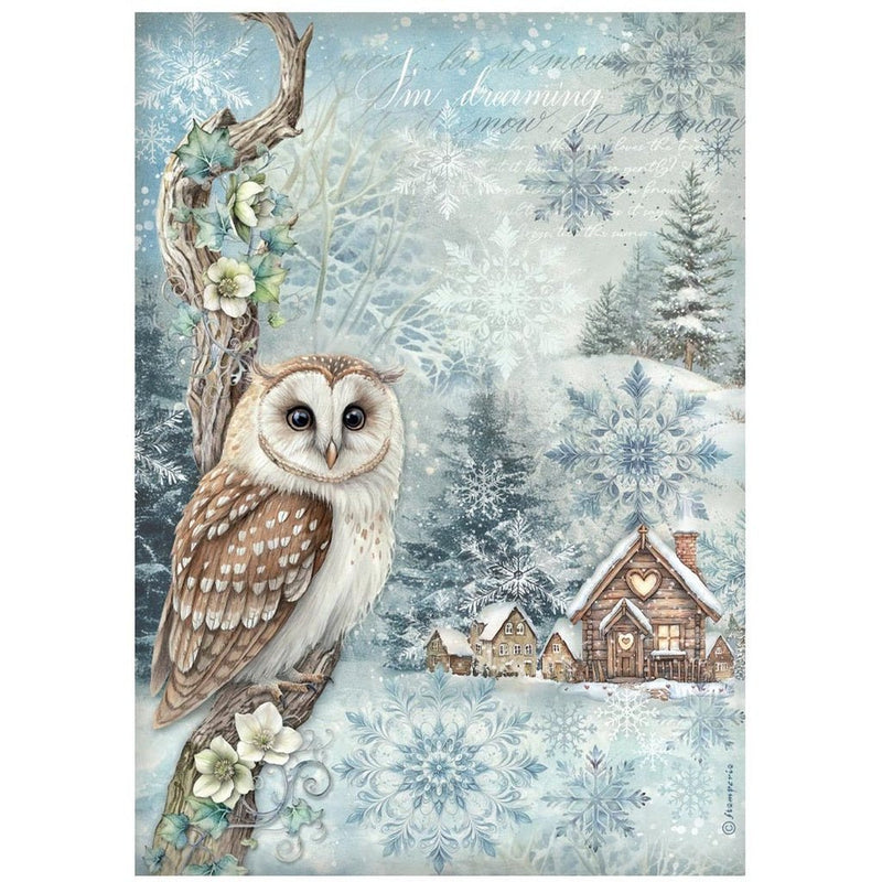 Stamperia - The Owl's House - A4 Rice Paper Selection - Craftywaftyshop