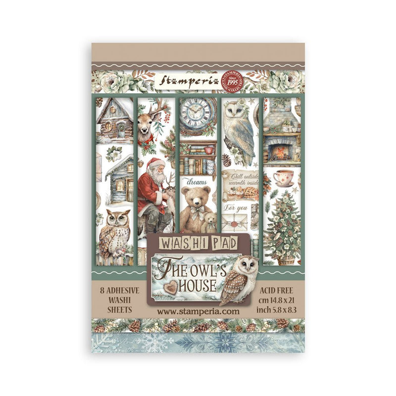 Stamperia - The Owl's House - Washi Pad - Craftywaftyshop