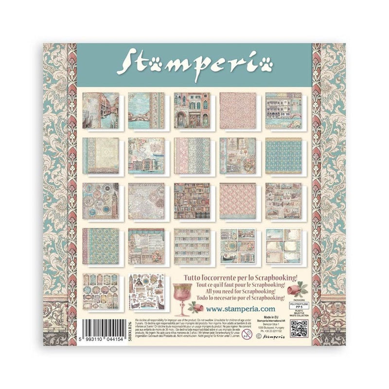 Stamperia - Venice City of Art - 12" x 12" single sided scrapbooking pad - Craftywaftyshop