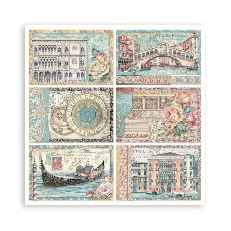 Stamperia - Venice City of Art - 12" x 12" single sided scrapbooking pad - Craftywaftyshop