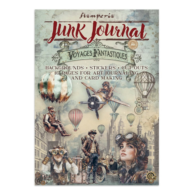 Stamperia - Voyages Fantastiques - Junk Journal - Craftywaftyshop