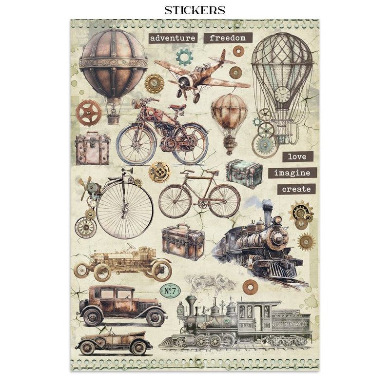 Stamperia - Voyages Fantastiques - Junk Journal - Craftywaftyshop