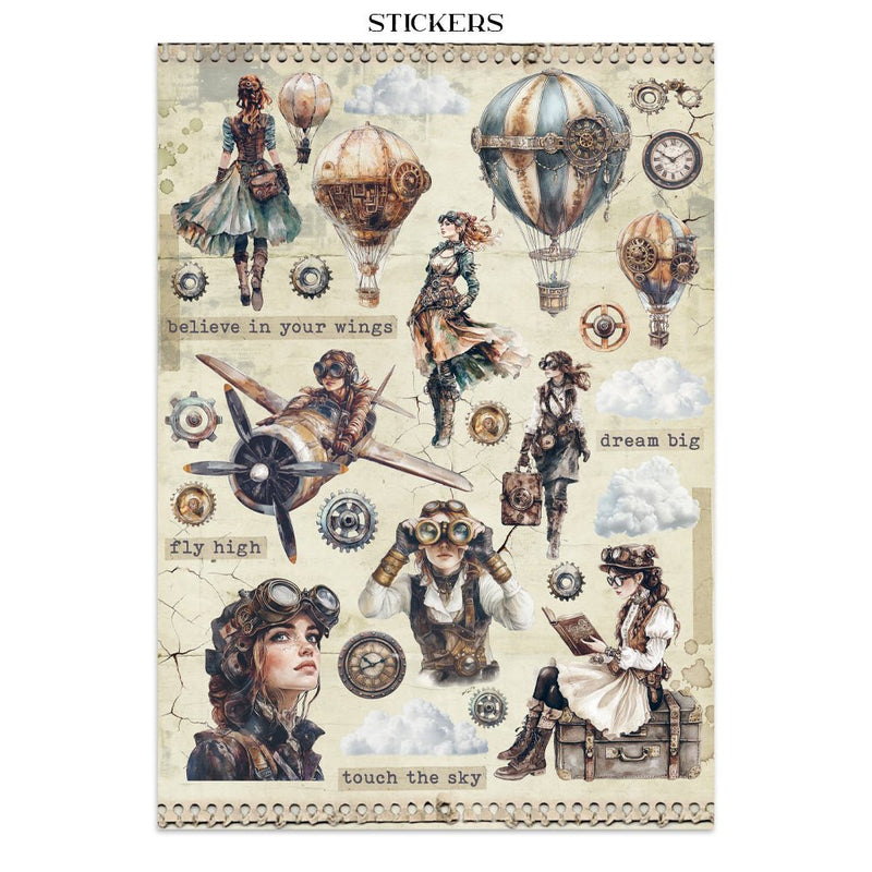 Stamperia - Voyages Fantastiques - Junk Journal - Craftywaftyshop