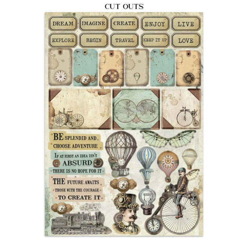 Stamperia - Voyages Fantastiques - Junk Journal - Craftywaftyshop